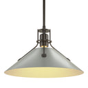 Hubbardton Forge 134550 Henry Medium Steel Shade Pendant 29