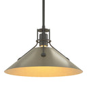 Hubbardton Forge 134550 Henry Medium Steel Shade Pendant 38