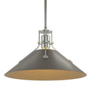 Hubbardton Forge 134550 Henry Medium Steel Shade Pendant 42