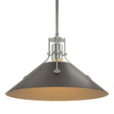 Hubbardton Forge 134550 Henry Medium Steel Shade Pendant 43