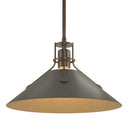 Hubbardton Forge 134550 Henry Medium Steel Shade Pendant 5