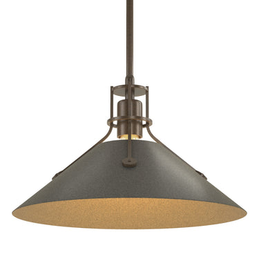 Hubbardton Forge 134550 Henry Medium Steel Shade Pendant 5