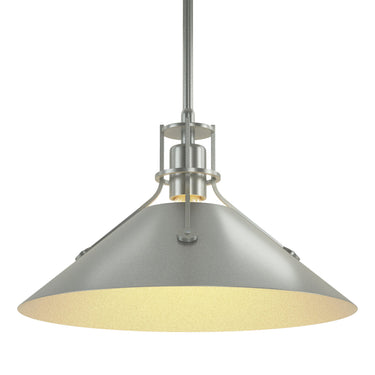Hubbardton Forge 134550 Henry Medium Steel Shade Pendant 45