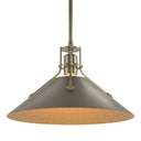 Hubbardton Forge 134550 Henry Medium Steel Shade Pendant 49