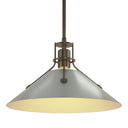 Hubbardton Forge 134550 Henry Medium Steel Shade Pendant 6