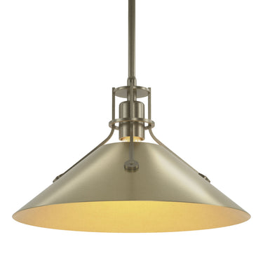 Hubbardton Forge 134550 Henry Medium Steel Shade Pendant 56