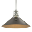 Hubbardton Forge 134550 Henry Medium Steel Shade Pendant 60