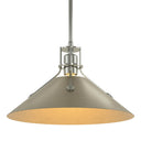 Hubbardton Forge 134550 Henry Medium Steel Shade Pendant 63