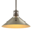 Hubbardton Forge 134550 Henry Medium Steel Shade Pendant 7