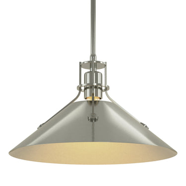 Hubbardton Forge 134550 Henry Medium Steel Shade Pendant 64