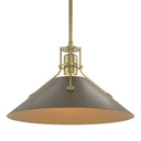 Hubbardton Forge 134550 Henry Medium Steel Shade Pendant 66