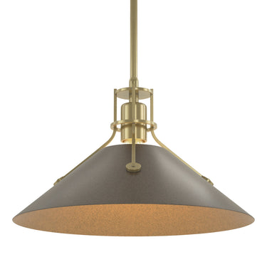 Hubbardton Forge 134550 Henry Medium Steel Shade Pendant 66