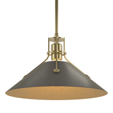 Hubbardton Forge 134550 Henry Medium Steel Shade Pendant 70