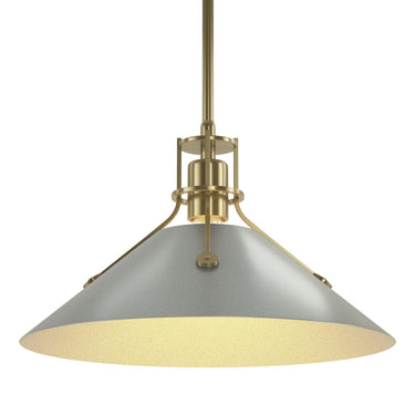 Hubbardton Forge 134550 Henry Medium Steel Shade Pendant 71