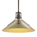 Hubbardton Forge 134550 Henry Medium Steel Shade Pendant 9