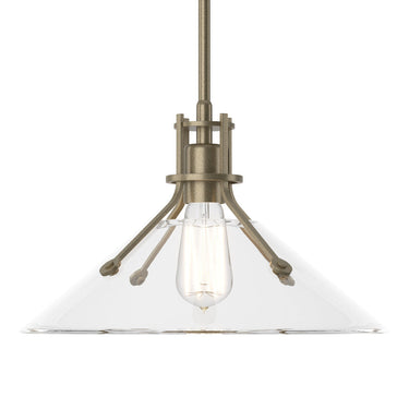 Hubbardton Forge 134553 Henry Medium Glass Shade Pendant 13