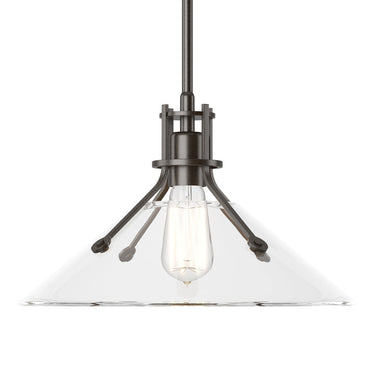 Hubbardton Forge 134553 Henry Medium Glass Shade Pendant 7
