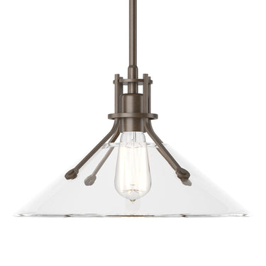 Hubbardton Forge 134553 Henry Medium Glass Shade Pendant 1