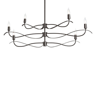 Hubbardton Forge 136350 Willow Small 6 Incandescent Light Pendant 2