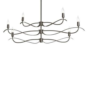 Hubbardton Forge 136350 Willow Small 6 Incandescent Light Pendant 4