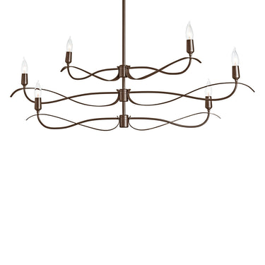 Hubbardton Forge 136350 Willow Small 6 Incandescent Light Pendant 1