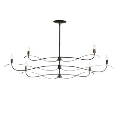 Hubbardton Forge 136352 Willow Large 6 Light Incandescent Pendant 2