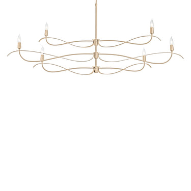 Hubbardton Forge 136352 Willow Large 6 Light Incandescent Pendant 7
