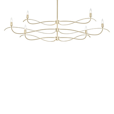 Hubbardton Forge 136352 Willow Large 6 Light Incandescent Pendant 9