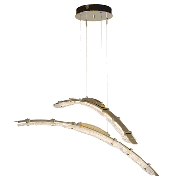 Hubbardton Forge 137587-STND-ZM Glissade Double Large LED Pendant