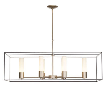 Hubbardton Forge 138940 Portico Pendant - Seeded Clear Glass - Long - Crescent Harbor