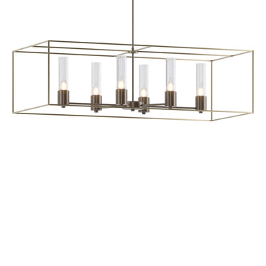 Hubbardton Forge 138940 Portico Pendant - Seeded Clear Glass - Standard - Crescent Harbor