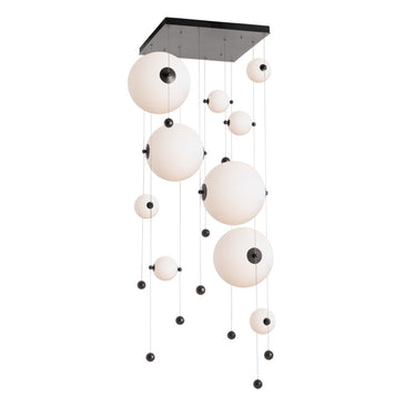 Hubbardton Forge 139051 Abacus Square LED Pendant in Standard Pipe length 2