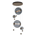 Hubbardton Forge 139052 Abacus Round LED Pendant in Standard Pipe length 2