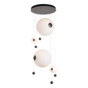 Hubbardton Forge 139052 Abacus Round LED Pendant in Standard Pipe length 3