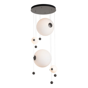 Hubbardton Forge 139052 Abacus Round LED Pendant in Standard Pipe length 3