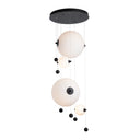 Hubbardton Forge 139052 Abacus Round LED Pendant in Standard Pipe length 5