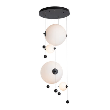 Hubbardton Forge 139052 Abacus Round LED Pendant in Standard Pipe length 5