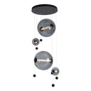 Hubbardton Forge 139052 Abacus Round LED Pendant in Standard Pipe length 6