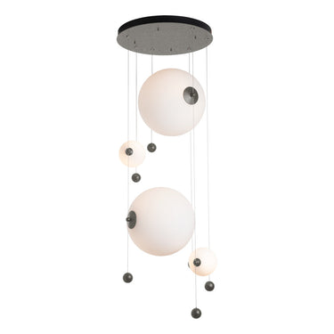 Hubbardton Forge 139052 Abacus Round LED Pendant in Standard Pipe length 7