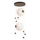 Hubbardton Forge 139052 Abacus Round LED Pendant in Standard Pipe length 1