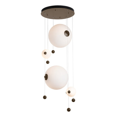 Hubbardton Forge 139052 Abacus Round LED Pendant in Standard Pipe length 1
