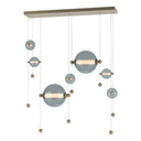 Hubbardton Forge 139054 Abacus Double Linear LED Pendant in Standard Pipe length 10