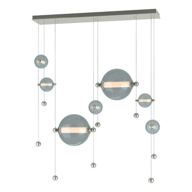 Hubbardton Forge 139054 Abacus Double Linear LED Pendant in Standard Pipe length 12