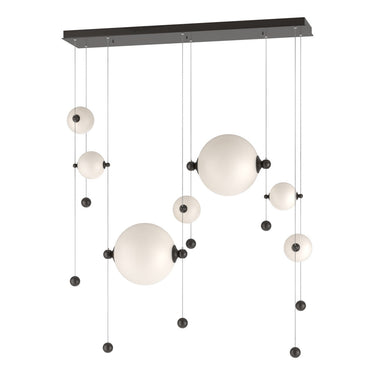 Hubbardton Forge 139054 Abacus Double Linear LED Pendant in Standard Pipe length 13