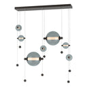 Hubbardton Forge 139054 Abacus Double Linear LED Pendant in Standard Pipe length 14