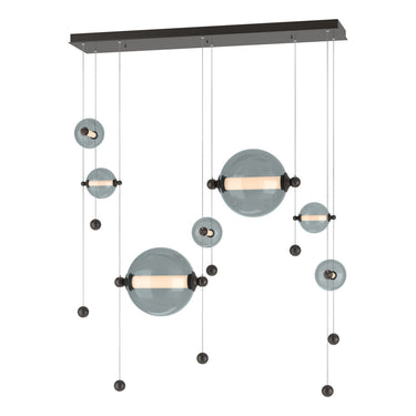 Hubbardton Forge 139054 Abacus Double Linear LED Pendant in Standard Pipe length 14