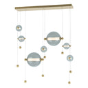 Hubbardton Forge 139054 Abacus Double Linear LED Pendant in Standard Pipe length 15