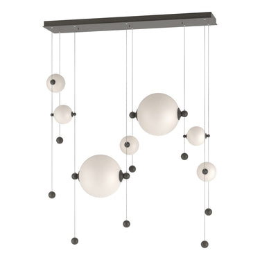 Hubbardton Forge 139054 Abacus Double Linear LED Pendant in Standard Pipe length 3