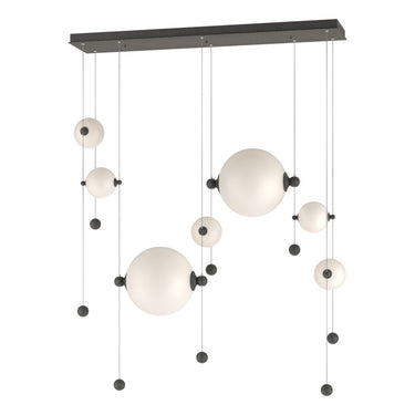 Hubbardton Forge 139054 Abacus Double Linear LED Pendant in Standard Pipe length 5