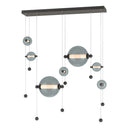 Hubbardton Forge 139054 Abacus Double Linear LED Pendant in Standard Pipe length 6